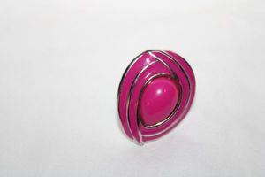 lot 277 image: Enamel fashion jewelry adjustable ring