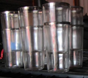 lot 66 image: Glass Tumblers x 10