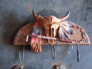 lot 83 image: Native American Coat hat rack