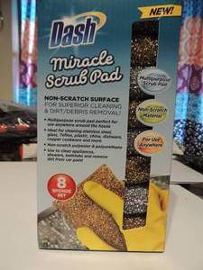 lot 201 image: DASH MIRACLE  SCRUB PADS  -  CT - NEW