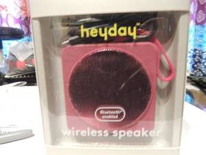 lot 204 image: HEYDAY WIRELESS PORTABLE SPEAKER - NEW 
