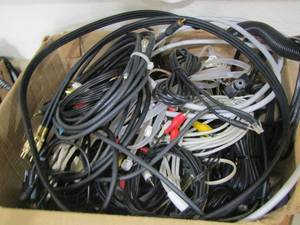 lot 98 image: coaxial cables and cords
