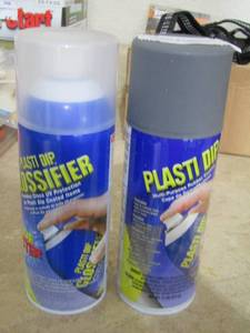 lot 99 image: spray on plastic dip qty 2 used