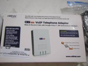 lot 62 image: Honeywell home 7 day solar programmable switch new - obi 100 VoIP phone adaptor plus