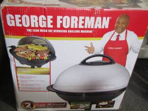 lot 89 image: George Forman indoor outdoor grill in original box