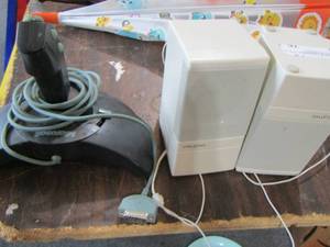 lot 76 image: 2 creative computer speakers - game controller