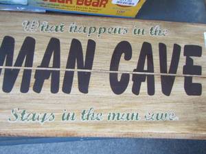 lot 101 image: man cave wall art