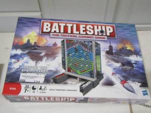 lot 124 image: Battleship kids game  The TACHICAL COMBAT GAME
