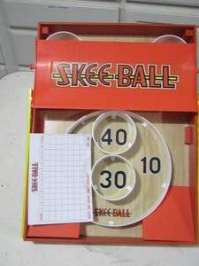 lot 138 image: skee ball game missing balls