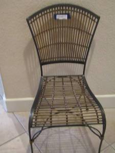 lot 153 image: Metal desk chair, can be used for any type of chair very nice and sturdy
