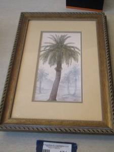 lot 174 image: qty 2 - 1611 tropical tree art