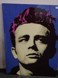 lot 198 image: JAMES DEAN  4736 wall art - LUCITEHARD PLASTIC