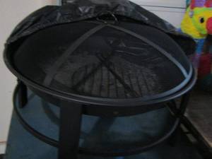 lot 201 image: FIRE PIT - PREOWNED  & Duraflame log new