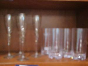 lot 55 image: plastic wine and whiskey cups