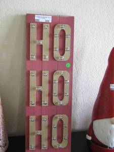 lot 206 image: lighted ho-ho-ho sign