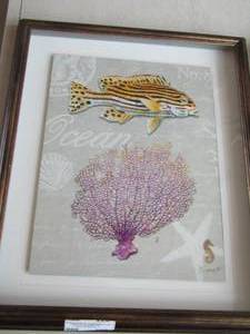 lot 226 image: SEA ART 21 X17  FRAMED