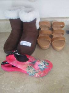 lot 234 image: size 8 womens shoes, sandals, boots , water shoes