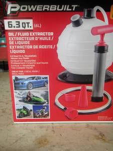 lot 250 image: power built oilfluid extractor