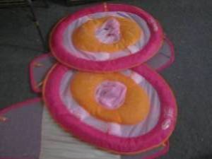 lot 265 image: 2 pink toddler float rings