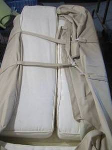 lot 272 image: nice outdoor patio cushions for patio chairs