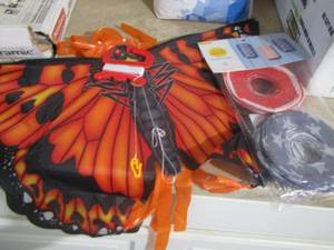 lot 273 image: butterfly kite- hanging dcor paper lights