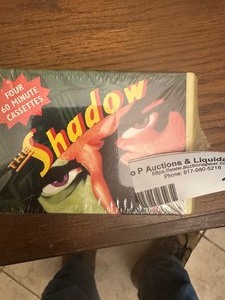 lot 120 image: THE SHADOW ON CASSETTES  NEW IN PACKAGE