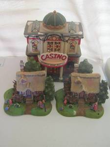 lot 27 image: Thomas Kinkade Casino house