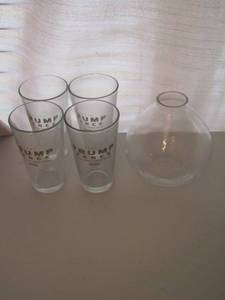 lot 30 image: Trump drinking glasses qty 4
