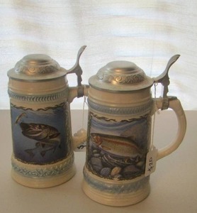 lot 64 image: Gerz Germany Steins   TROUT qty2