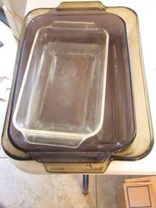 lot 67 image: baking dishes and casserole pans