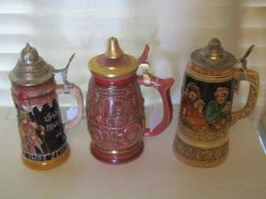 lot 95 image: STEINS - Avon FIREFIGHTERS,  GERMAN   & ONE IS MUSICAL   QTY 3 TOTAL