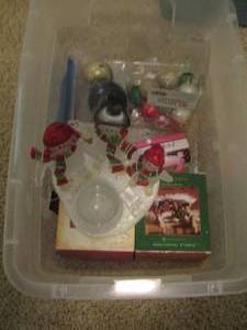 lot 111 image: Christmas dcor lot