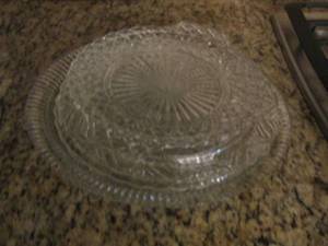 lot 165 image: glass platters