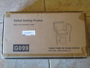 lot 183 image: toilet safety frame NIB