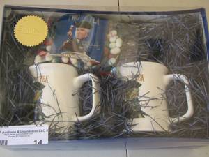 lot 14 image: TWO IF BY TEA RUSH LIMBAUGH  TEA SET &  Jelly Bean NEW
