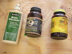 lot 222 image: BORE CLEANER,  HOPPEES COPPER SOLVENT & POWDER CLEANER