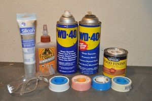 lot 304 image: Wood Stain, WD-40 Gorilla Glue and More