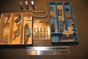 lot 316 image: Misc Contents from Work Table Drawer