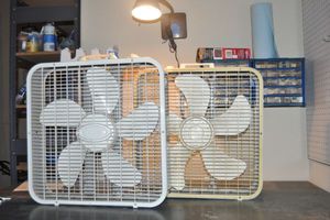 lot 317 image: Two Box Fans