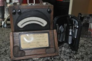 lot 240 image: 1945 Voltmeter, Model 45and a Pouch Tool Set