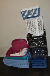lot 217 image: Storage Crates and Totes as seen in Photos