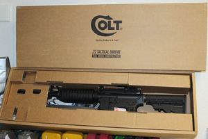 lot 9 image: New In Box Colt .22 Tactical Rimfire, Semi Automatic.  See Description for FFL Requirements MUST BE 21 TO PURCHASE. LOCAL PICK UP ONLY