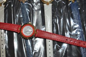 lot 140 image: Multiple Fashion Watches with Leather Bands Unworn