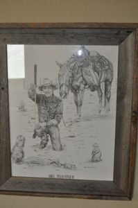 lot 201 image: Framed Print Golf..Texas Style II By Tom Greenwood