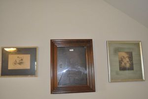 lot 206 image: Wall Art and empty Frame
