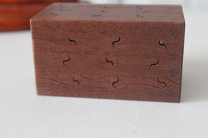 lot 347 image: Vintage Wooden Block Puzzle