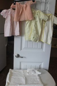 lot 356 image: Vintage Baby Clothes and Blankets