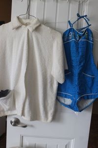 lot 361 image: Vintage Swimsuit and Cover-up
