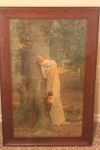 lot 76 image: Framed Artwork Absence Makes the Heart grow fonder by Marcus Stone