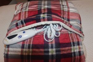 lot 87 image: Electric Throw Blanket